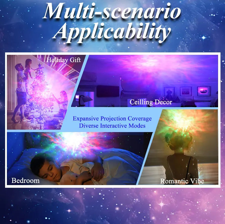 Astronaut Projector Galaxy Starry Night Lights for Bedroom LED Nebula Lamp Decoration Child Adult Holiday Gift